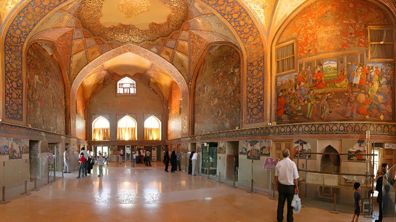 بازگشایی اتاق شاه عباسی چهلستون پس از ۵ سال مرمت و حفاظت